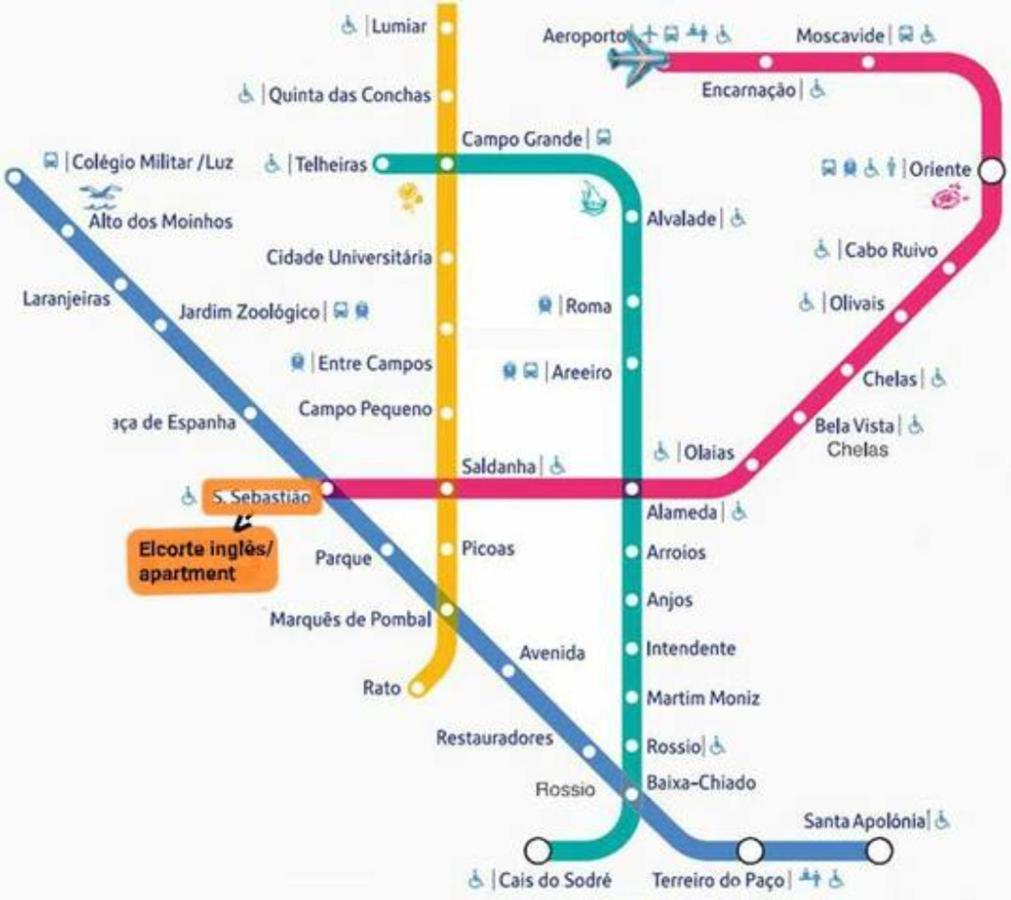 Romantic Apartment El Corte Ingles 2 Lisboa 外观 照片